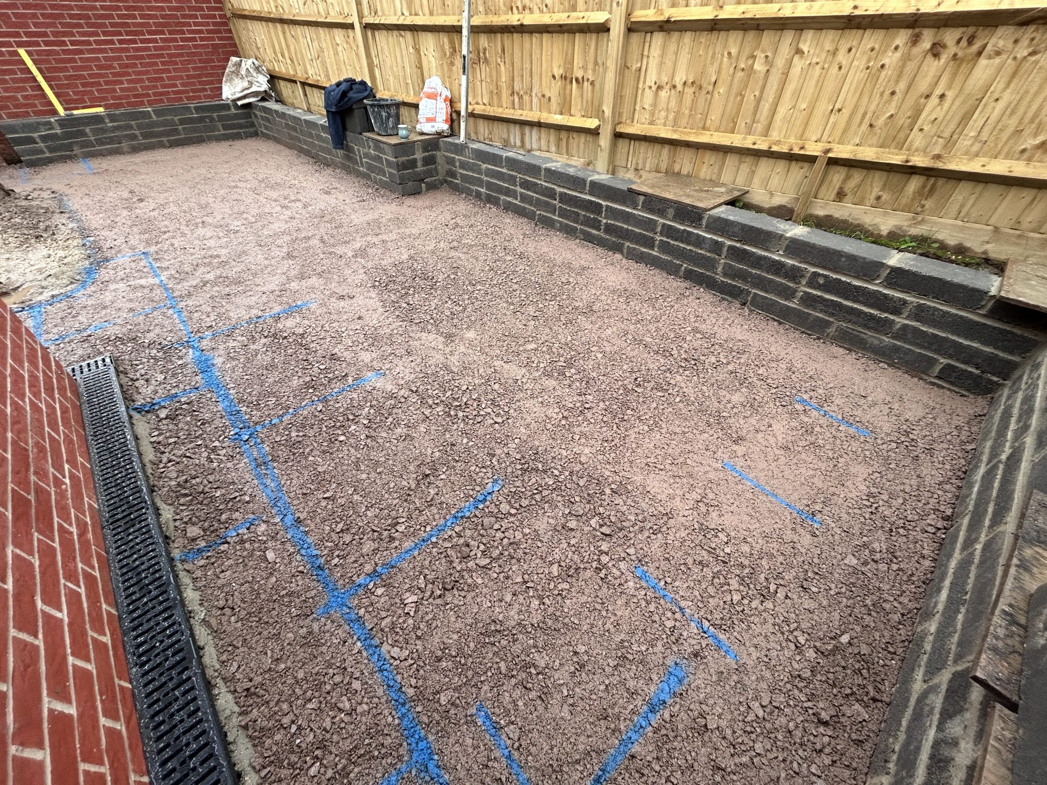 Groundworks and markings