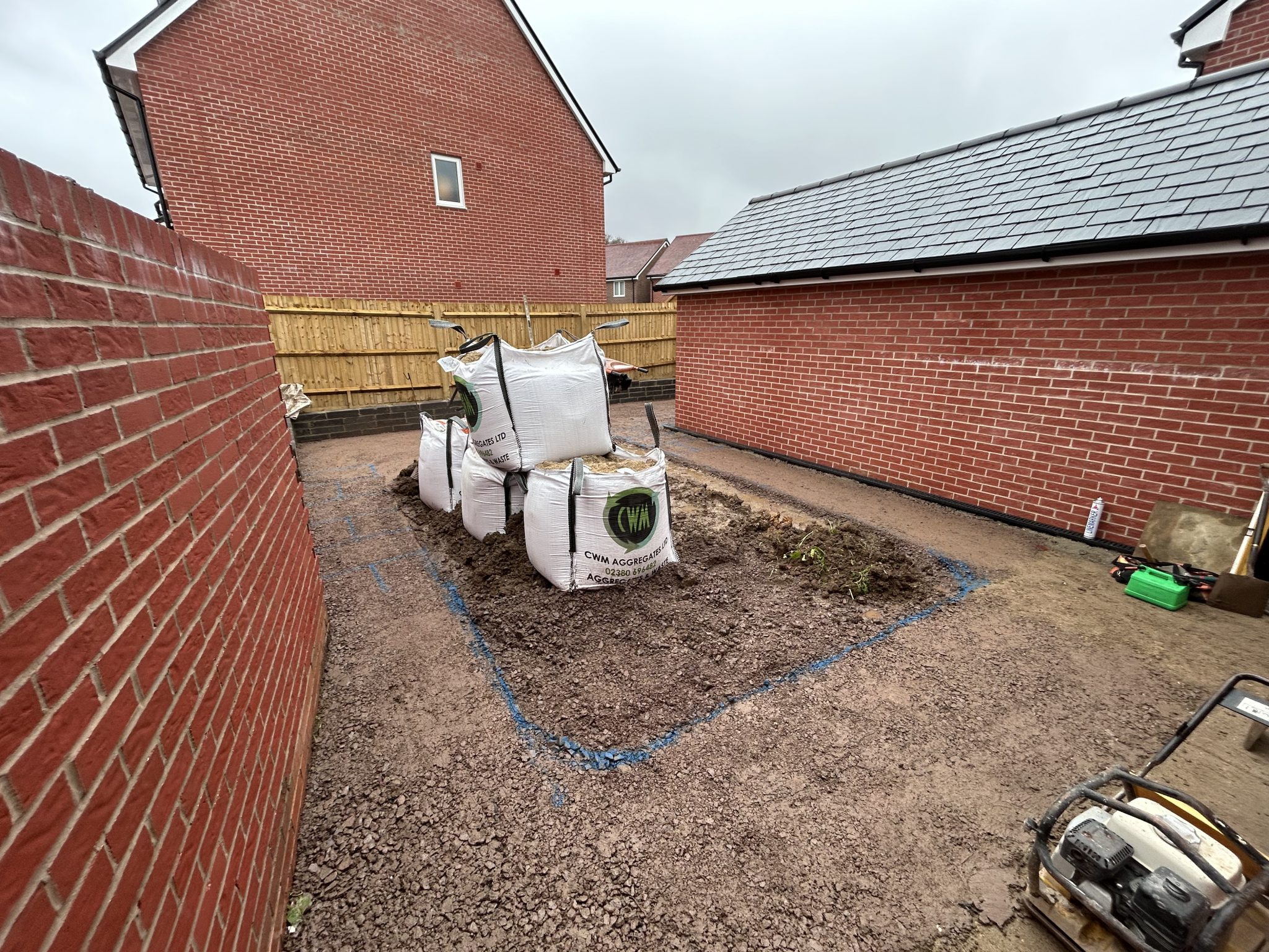 groundworks and markings