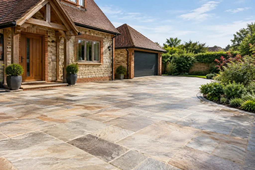 Natural Stone Driveways in Bishops Waltham